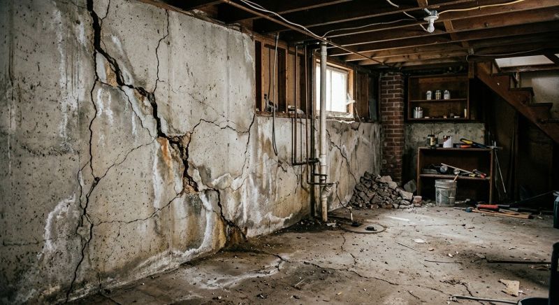Basement Crack Repair in Hudson County, NJ