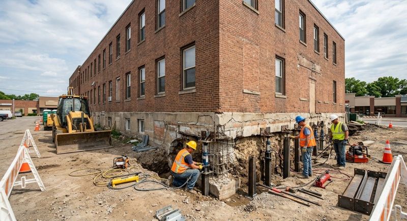 Commercial Foundation Repair in Hudson County, NJ