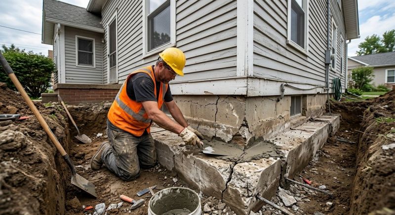 Concrete Foundation Repair in Glen Cove, NY