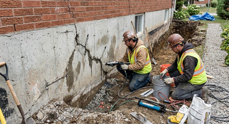 Cracked Foundation Repair in Tarrytown, NY