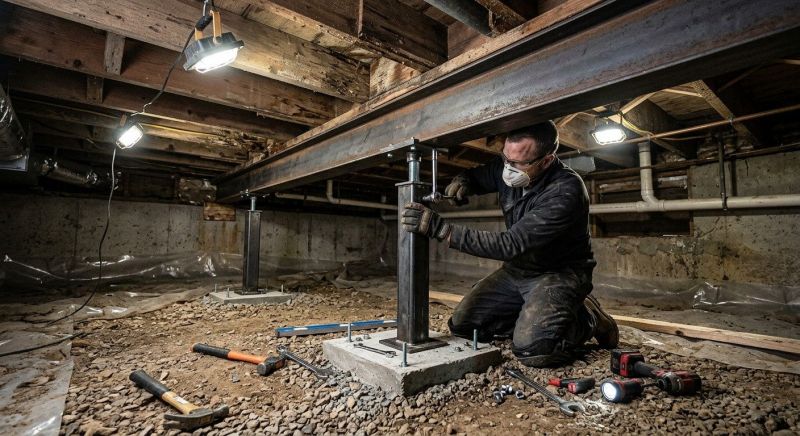 Crawlspace Foundation Repair in Lodi, NJ