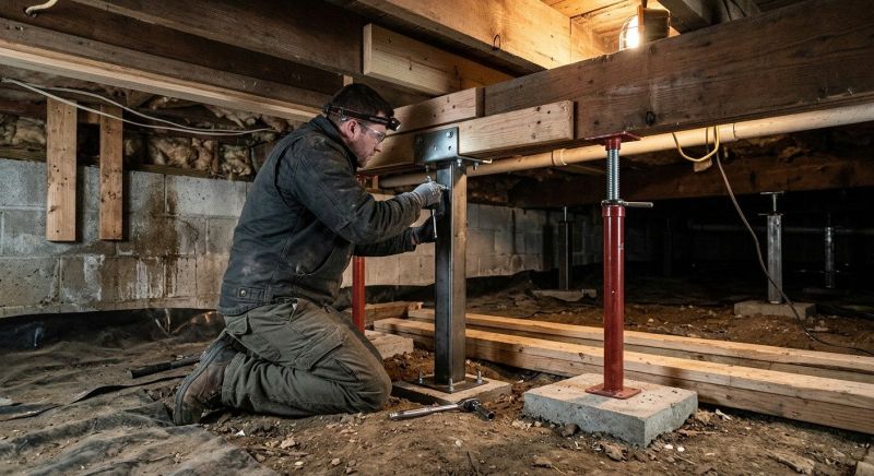 Crawlspace Structural Repair in Hudson County, NJ