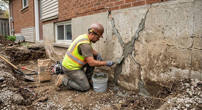 Foundation Crack Repair in Bellerose, NY
