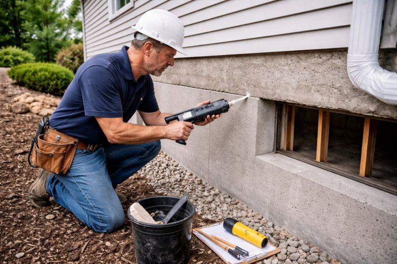 Foundation Crack Sealing in Hudson County, NJ