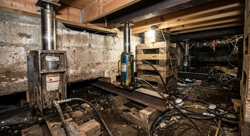 Foundation Jacking in Bergenfield, NJ
