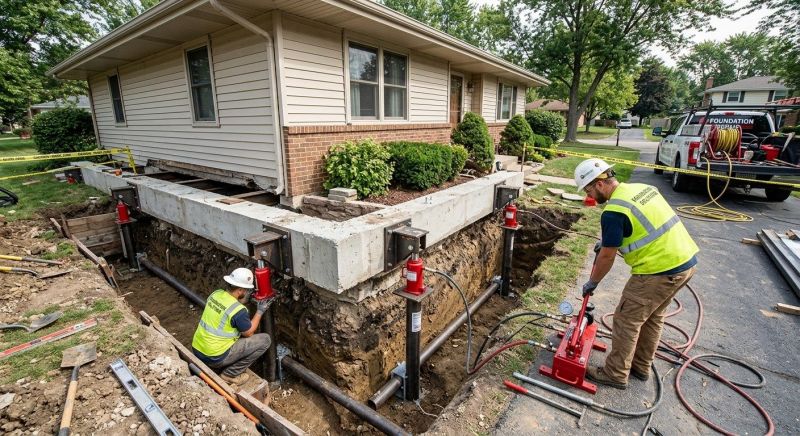 Foundation Jacking in Teaneck, NJ