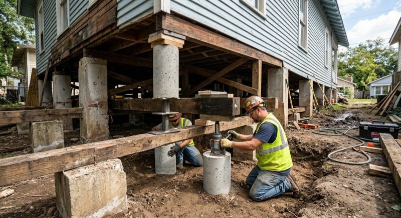 Foundation Pier Repair in Hudson County, NJ