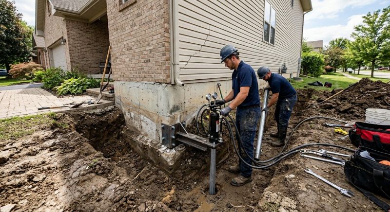 Foundation Settlement Repair in Hudson County, NJ