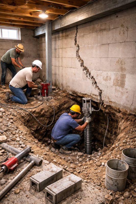 Foundation Structural Repair in Passaic County, NJ