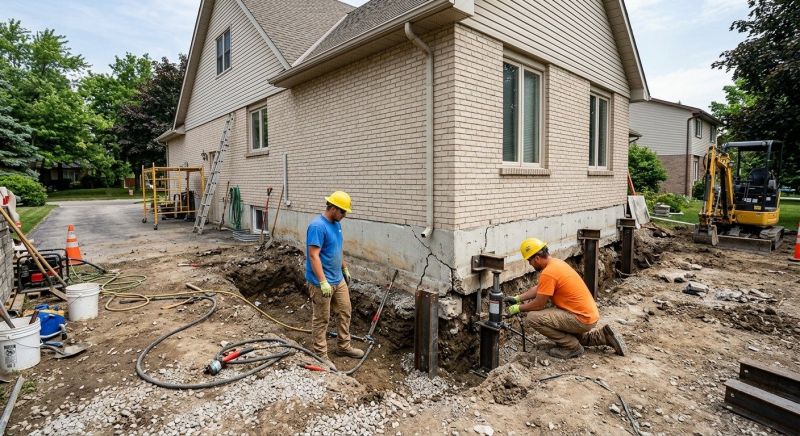 Helical Pile Installation in Hudson County, NJ