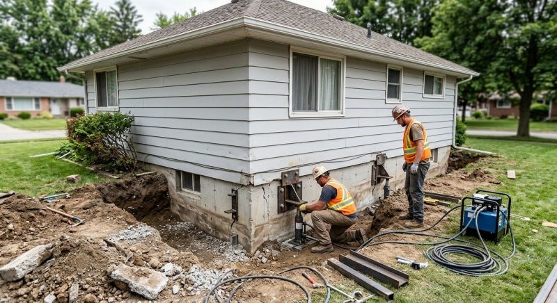 House Foundation Repair in Tenafly, NJ