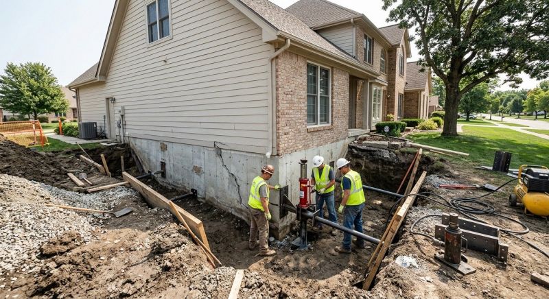 House Foundation Repair in Union County, NJ