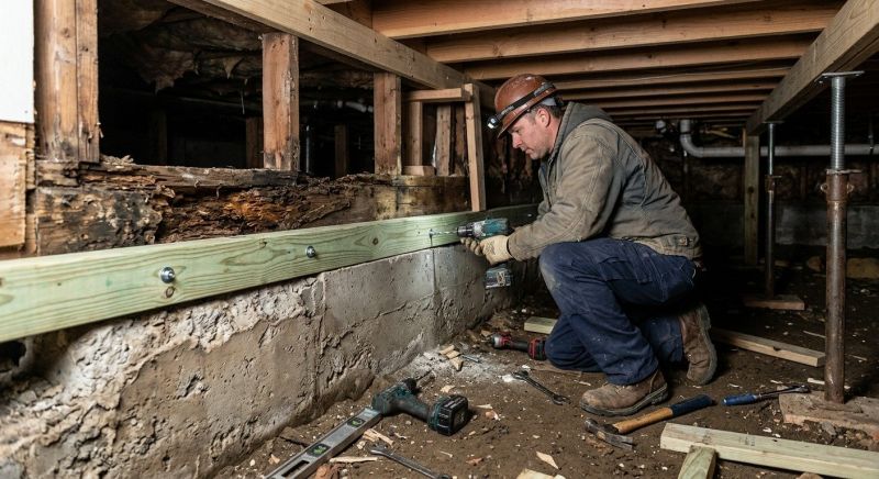 Sinking Foundation Repair in Irvington, NY