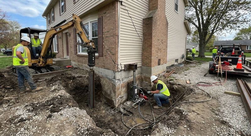 Sinking Foundation Repair in Paramus, NJ