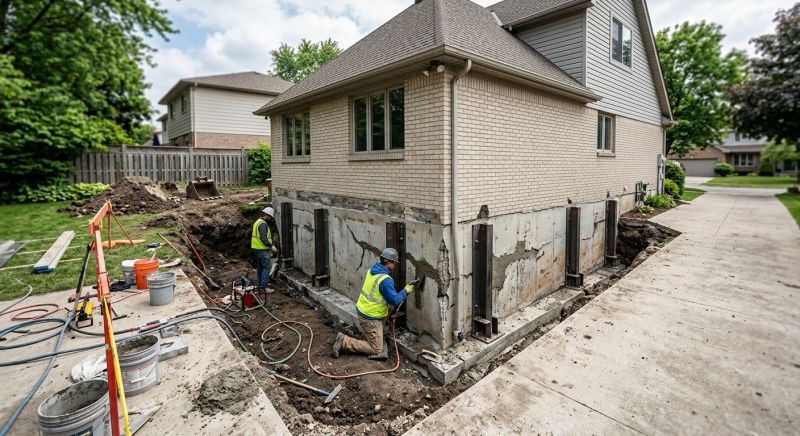 Sinking Foundation Repair in West Orange, NJ
